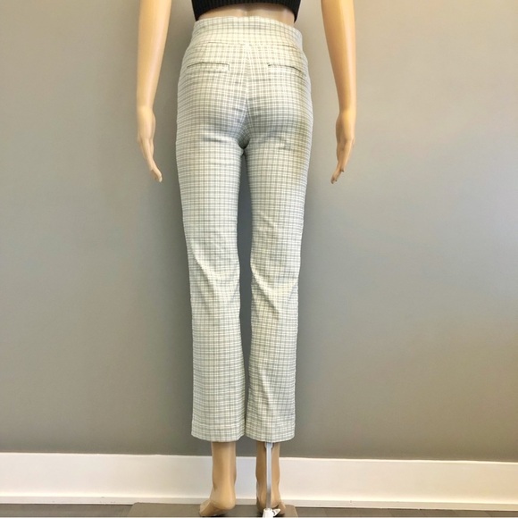 SUZY Pastel Green Gingham Plaid Cottagecore High Rise Trousers Pants. Medium - Picture 1 of 13